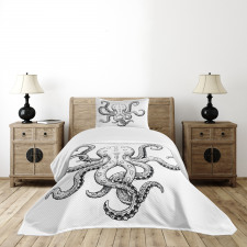 Sea Animal Artwork Bedspread Set