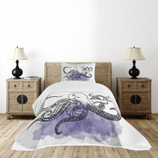 Line Art Animal Bedspread Set