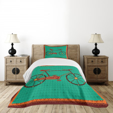 Desi Art Style Ethnic Bedspread Set