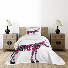 Romantic Animal Bedspread Set