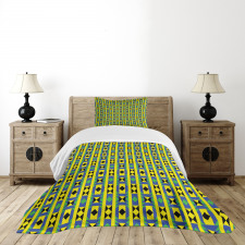 Geometric Kenya Bedspread Set