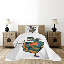 Dancing Zulu Girl Bedspread Set