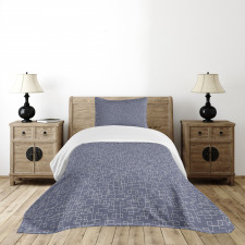 Interweaved Stripes Bedspread Set