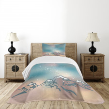 Milky Way and Himalayas Bedspread Set