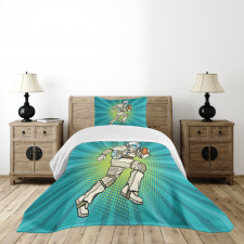Astronaut Athlete Sports Bedspread Set