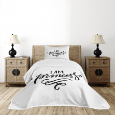 Girlish Words Bedspread Set