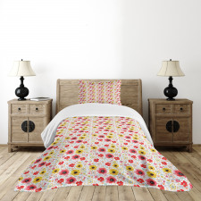 Springtime Poppy Art Bedspread Set