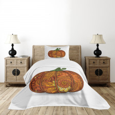 Style Pumpkin Bedspread Set