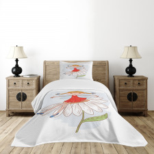 Ginger Haired Girl Bedspread Set