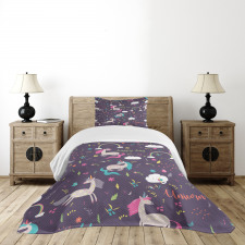Unicorn Happy Day Bedspread Set