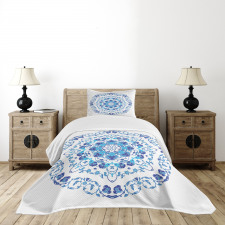 Rich Floral Ornamental Bedspread Set