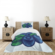 Vintage Blueberry Bedspread Set