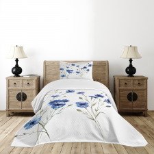 Carniation Flowers Bedspread Set