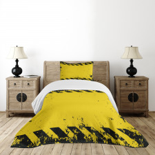 Hazard Caution Bedspread Set