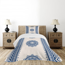 Oriental Zigzag Ethnic Bedspread Set