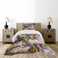 Impressionist Oil Paint Bedspread Set