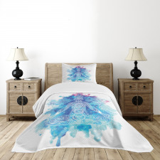 Damask Stencil Mandala Bedspread Set