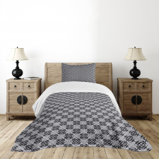 Overlapping Diamonds Bedspread Set