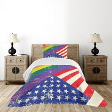 Old Glory LGBT Bedspread Set