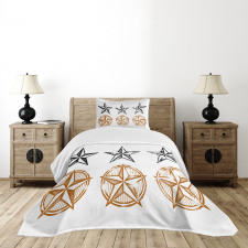 Western Pattern Bedspread Set