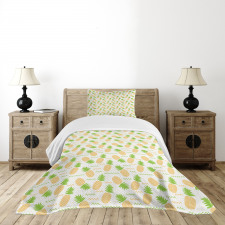 Summer Fruits Arrangement Bedspread Set