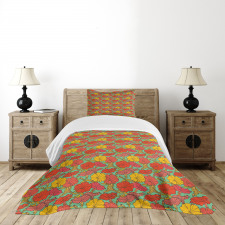 Botany Sketch Flora Bedspread Set