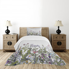 Thriving Garden Pattern Bedspread Set