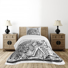 Greek Man and Eagle Bedspread Set