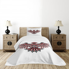 Haida Art Style Eagle Bedspread Set