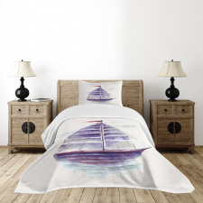 Retro Ship Antique Bedspread Set