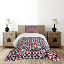 Oriental Suzani Pattern Bedspread Set