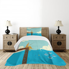 Underwater Life Design Bedspread Set