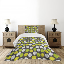 Neatly Scribbled Fruit Bedspread Set