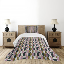 Bauhaus Geometric Pattern Bedspread Set