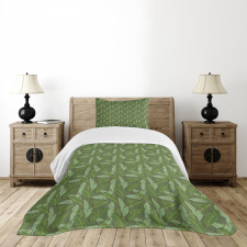 Overlapping Trees Bedspread Set