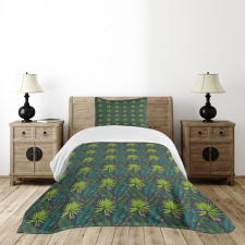 Tropical Fern Aralia Bedspread Set