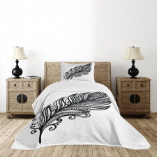 Hippie Style Motif Bedspread Set