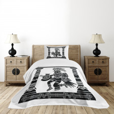 Monchrome Man Bedspread Set