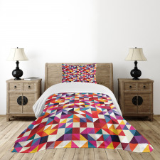 Bauhaus Style Pattern Bedspread Set