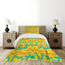 Mitered Elbows Bedspread Set