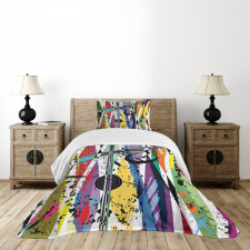 Bull's Eye Bedspread Set