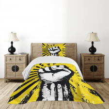 Clenched Fist Bedspread Set