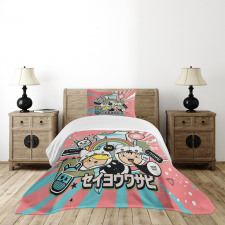 Anime Style Bedspread Set