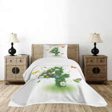 Botanical 4 Spring Bedspread Set