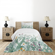 Cow Parsley Musk Mallow Bedspread Set