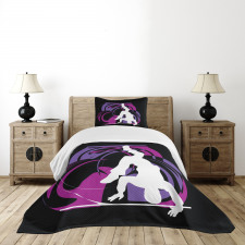 Rebel Teen Breakdancers Bedspread Set