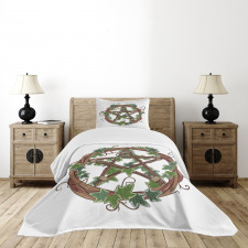 Vine Wreath with Ivy Bedspread Set