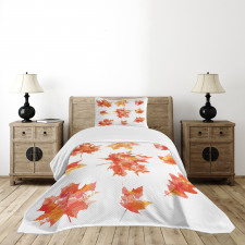 Canadian Foliage Maple Bedspread Set