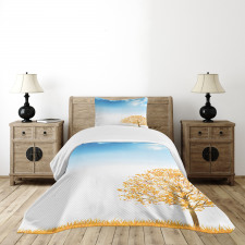 Pastoral Maple Tree Bedspread Set
