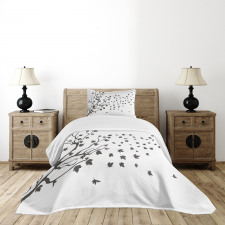 Maple Silhouette Bedspread Set